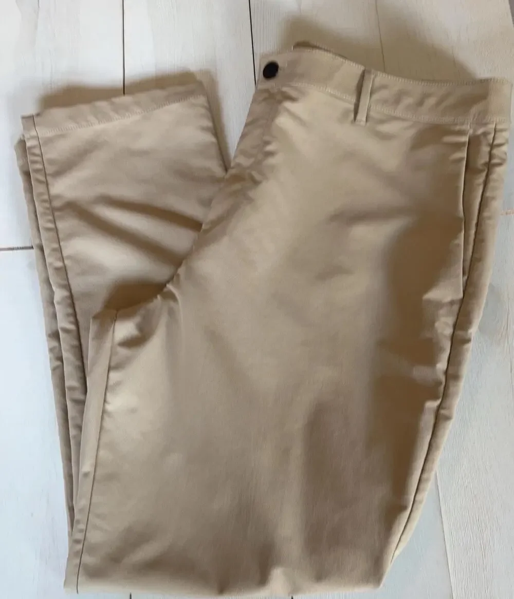 Banana Republic Pants Mens 38x29 Beige Microfiber Chino Straight Leg Casual